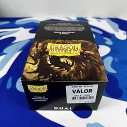 Dual Matte Valor Case Display Dragon Shield Standard Size Sleeves - 10 Packs - Image 2