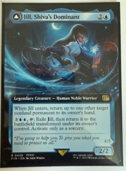 Magic the Gathering: Jill, Shiva's Dominant (Extended Art) Final Fantasy Reg NM - Image 1