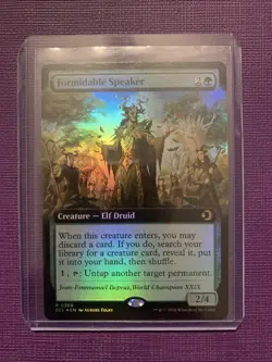 Formidable Speaker (Extended Art) Lorwyn Eclipsed Foil - Image 1