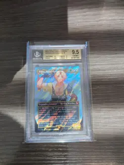 Final Fantasy Tidus, Yuna's Guardian Borderless Surge Foil Magic the Gathering - Image 1