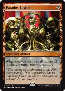 1 x Paradox Engine - Foil - Masterpiece Series: Kaladesh & Aether Revolt Inventi - Image 1