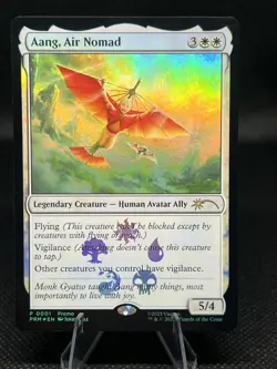 Aang, Air Nomad | Promo | #1 | Foil | Magic | Avatar: The Last Airbender | 2025 - Image 1