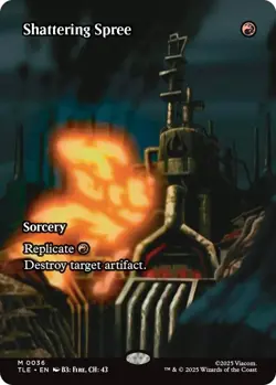 x1 Shattering Spree - Borderless M MTG Avatar: The Last Airbender: Eternal M/NM, - Image 1