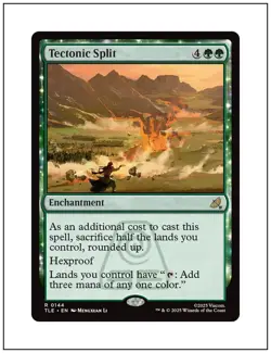1x Tectonic Split, Avatar The Last Airbender, Magic MTG NM - Image 1