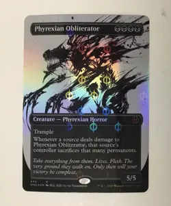 Phyrexian Obliterator (Showcase) (Step-and-Compleat Foil) Phyrexia: All Will Be - Image 1