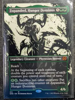 Zopandrel, Hunger Dominus - Borderless - Phyrexia: All Will Be One (MTG) - Image 1