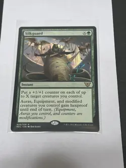 MTG Silkguard Commander: Kamigawa: Neon Dynasty Magic the Gathering - Image 1