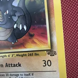 Pokemon TCG - Rhydon - Jungle Unlimited - 45/64 Uncommon LP SHARP CARD SEE PICS - Image 5