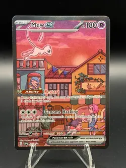 Pokemon TCG Scarlet & Violet Mew EX 2023 SVP 053 Black Star Promo Holo - NM - Image 1