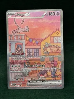 Mew ex SVP 053 Scarlet & Violet Black Star Promo Rare Pokemon TCG NM - Image 1