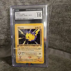 Pokemon 2000 Neo Genesis 1st Edition Pikachu 70/111 CGC 10 MINT Vintage Slab - Image 1