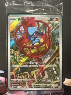Riolu 010 ETB Black Star Promo Mega Evolution - Pokemon TCG - SEALED! NM - Image 1