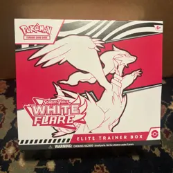 Pokemon TCG Scarlet & Violet White Flare Elite Trainer Box Factory Sealed ETB - Image 1