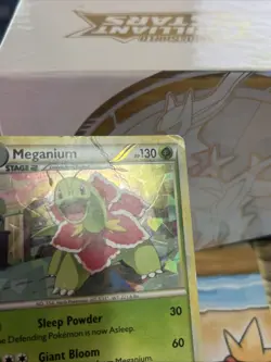 Pokemon TCG Meganium Cracked Ice Holo Rare HeartGold SoulSilver 26/123 - Image 3