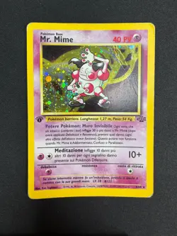 Pokemon Mr. Mime 6/64 Jungle Prima Edizione Wizards ITA Carte Vintgae - Image 1