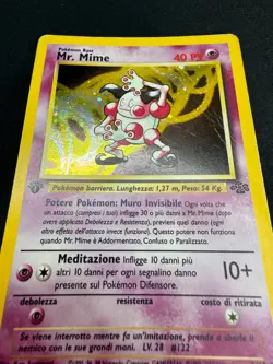 Pokemon Mr. Mime 6/64 Jungle Prima Edizione Wizards ITA Carte Vintgae - Image 4