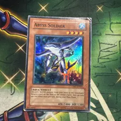 Yugioh! Abyss Soldier CMC-EN001 Super Rare HP - Image 1