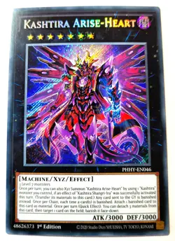 Kashtira Arise-Heart PHHY-EN046 Secret Rare 1st Ed YUGIOH - Image 1