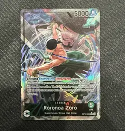 One Piece TCG Roronoa Zoro OP12-020 Leader Alt Art Legacy of the Master English - Image 1
