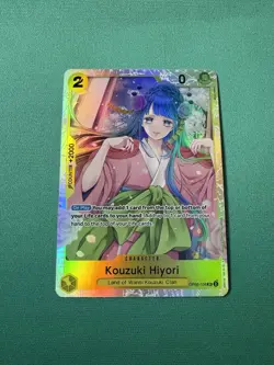 One Piece CCG Kouzuki Hiyori OP06-106 SR - Wings Of The Captain English - Image 1