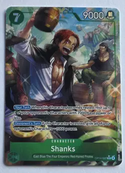 One Piece OPTCG English Shanks OP14-027 R* Parallel - NM - Image 1
