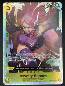 Jewelry Bonney OP08-105 SR Character One Piece CCG OP08: Two Legends NM - Image 1