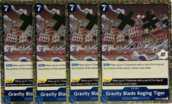 Gravity Blade Tiger R OP06-058 - Wings Of The Captain - One Piece TCG (Playset) - Image 1