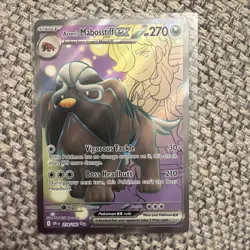 Pokemon TCG Destined Rivals Arvens Mabosstiff EX Card 218/182 Mint - Image 1