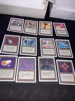 Unlimited Near Mint+ 130 Card Lot MTG Unplayed Gradeable - Image 1