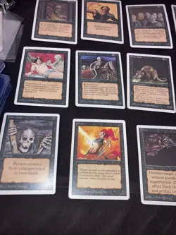 Unlimited Near Mint+ 130 Card Lot MTG Unplayed Gradeable - Image 3