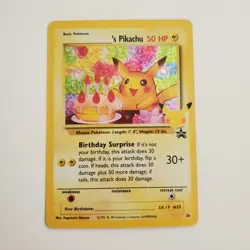 Birthday Pikachu 24 Pokemon Celebrations Collection Holo Card - Image 1