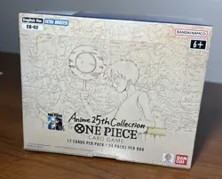 2025 One Piece Trading Card Game Extra Booster: Anime 25th Collection Box EB-02 - Image 1