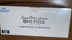 2025 One Piece Trading Card Game Extra Booster: Anime 25th Collection Box EB-02 - Image 3