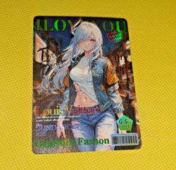 Shenhe GENSHIN IMPACT Goddess Anime Waifu Girl ACG Holo Card - Image 1