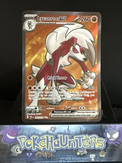 Pokemon Card Lycanroc ex 241/193 Paldea Evolved Full Art Ultra Rare NM - Image 1