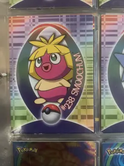 Pokemon Topps Smoochum Non Holo sticker Edition Card #238 29/37 - Image 1