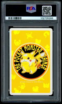 Pokemon NIDOKING Japanese YELLOW Deck 3 of Spades POKER Playing Card #34 - PSA 9 - Image 2