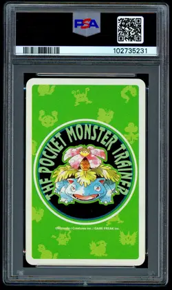 Pokemon NIDOKING Japanese GREEN Back 3 of Spades POKER Playing Cards #34 - PSA 9 - Image 2
