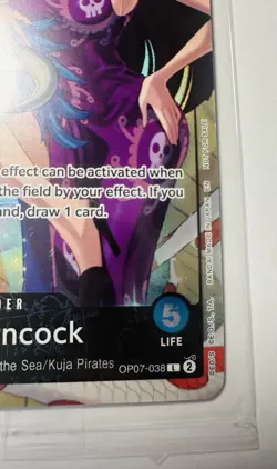 Boa Hancock OP07-038 ONE PIECE 2025 PSA Magazine SEALED Promo Foil Card - Image 4