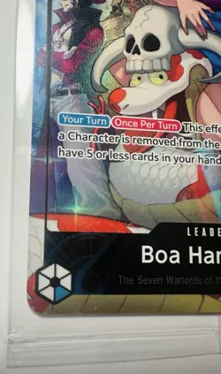 Boa Hancock OP07-038 ONE PIECE 2025 PSA Magazine SEALED Promo Foil Card - Image 5