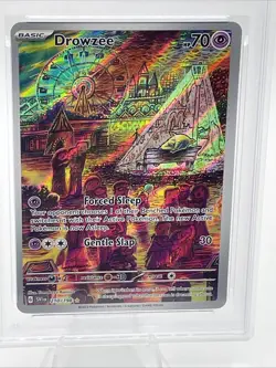 Drowzee 210/198 PSA 9 Mint Scarlet Violet Illustration Rare Pokemon Card - Image 2