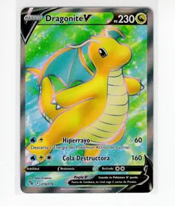 ~ESP~ SPANISH Dragonite V 076 Pokemon Go Pokemon Card (g3) - Image 1