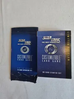 Star Trek The Next Generation Customizable Card Game Starter Set 15 Expansion... - Image 1