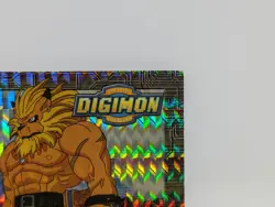 1999 Digimon Animated Series Exclusive Preview Leomon Holo Card #28/34 LP - Image 3