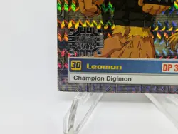 1999 Digimon Animated Series Exclusive Preview Leomon Holo Card #28/34 LP - Image 4