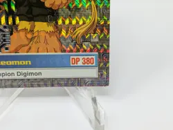 1999 Digimon Animated Series Exclusive Preview Leomon Holo Card #28/34 LP - Image 5