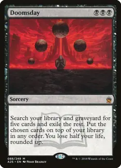 NM Doomsday, MTG, Masters 25, Magic the Gathering, 88 A - Image 1