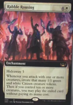 Rabble Rousing (Extended Art) - Streets of New Capenna: #409 Nm C278 - Image 1