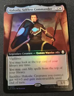 Hakoda, Selfless Commander - Foil - Extended Art - TLA - MTG - EN - NM - 0366 - Image 1