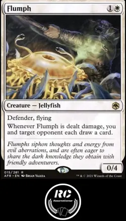 Flumph MTG NM AFR Rare White Jellyfish Fast Tracked Shipping - Image 1